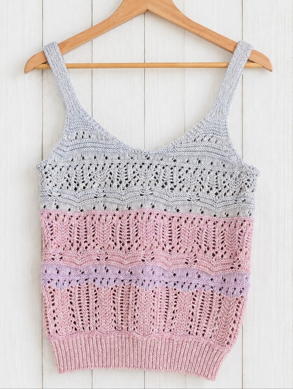 NWT Black Tape Crocheted Knit Tank Size S - Picture 1 of 5